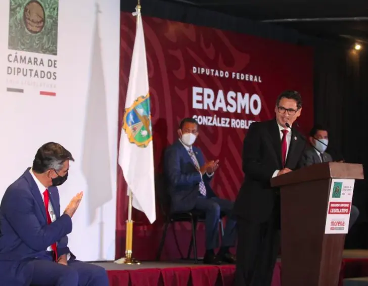 Erasmo González Robledo rindió su segundo informe legislativo