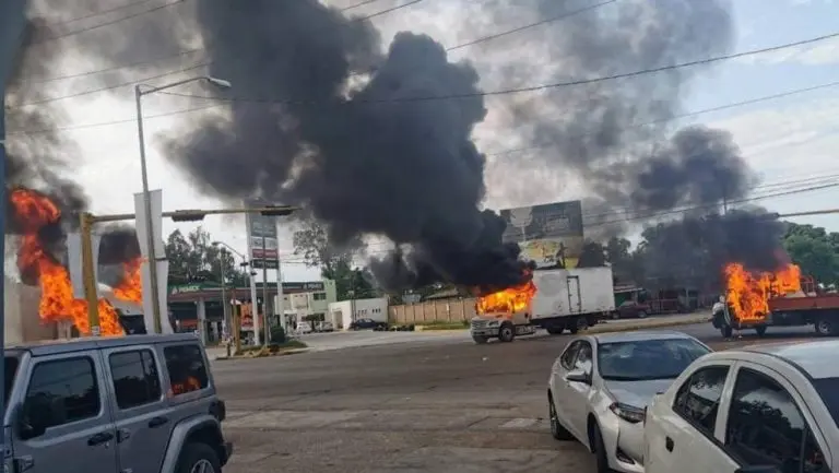 Incendios causados por el narcotráfico