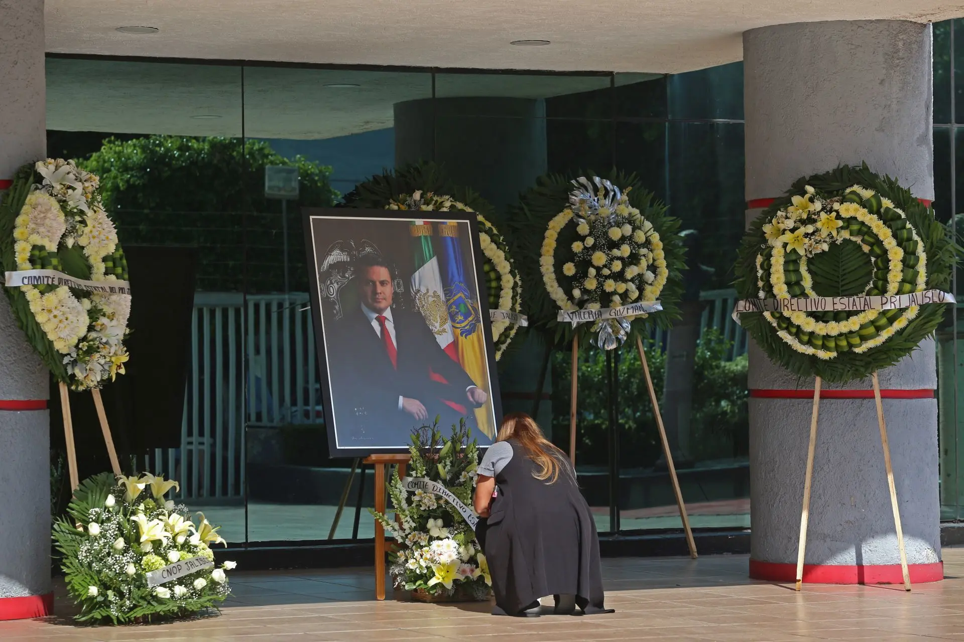 Funeral del exgobernador de Jalisco, Aristóteles Sandoval. Foto: Fernando Carranza (Cuartoscuro).