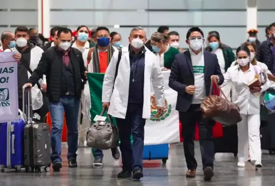 Personal médico de otros estados llega a la CDMX para combatir el Covid-19