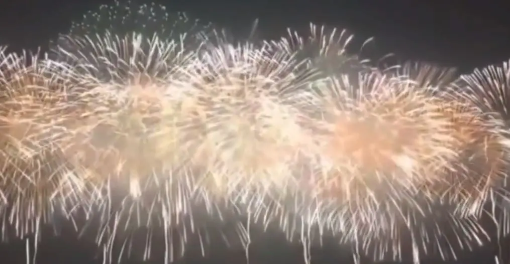 Los países de Asia también le dieron la bienvenida al 2021. Foto: captura de pantalla.