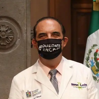 Manuel de la O Cavazos, secretario de Salud de Nuevo León.