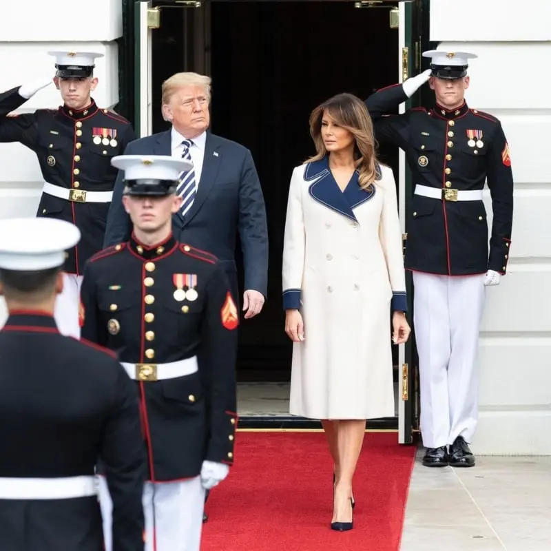 Melania tuvo una actitud más conciliadora (@flotus)