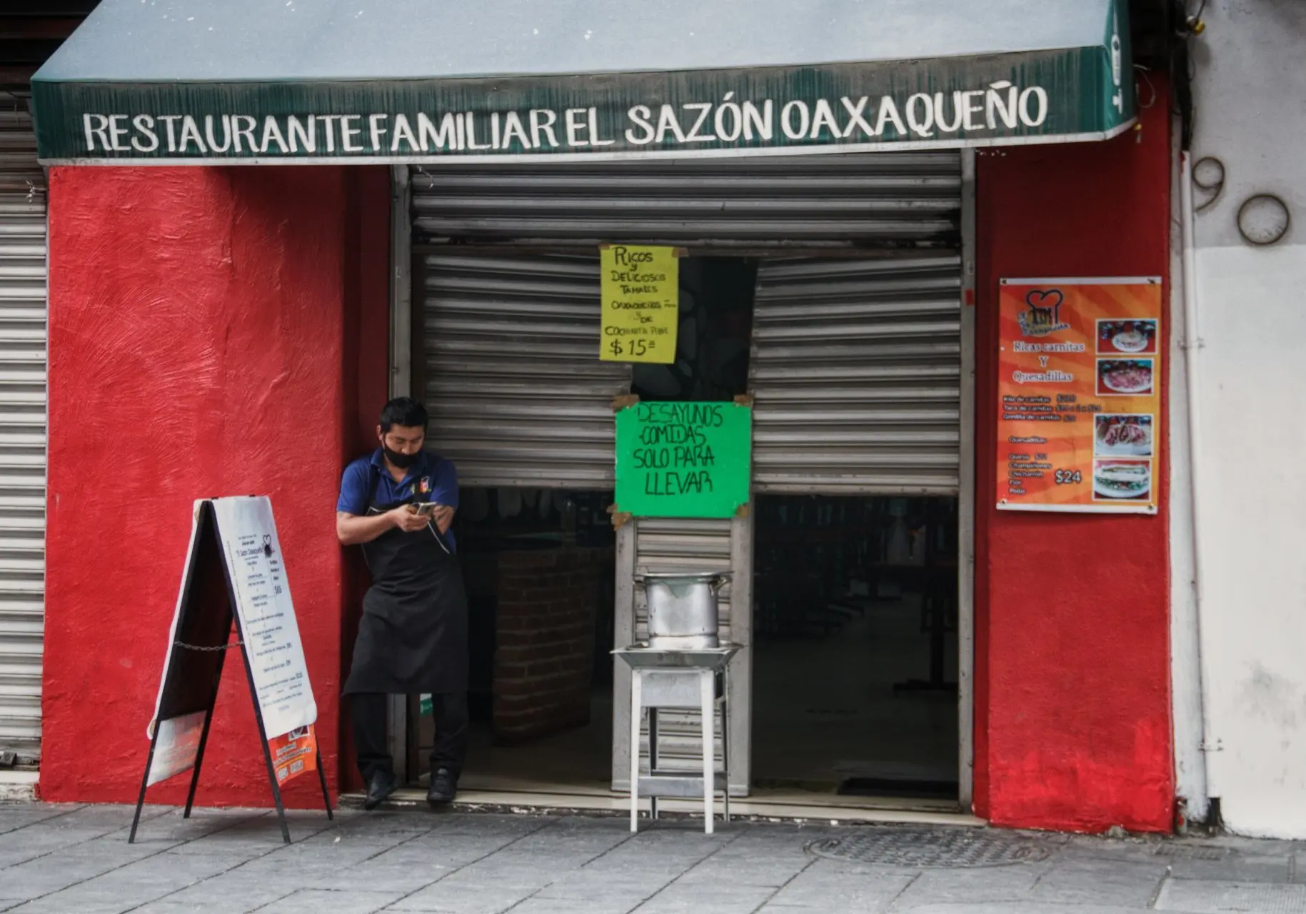 Restaurantes en la Ciudad de México. Foto: Andrea Murcia (Cuartoscuro).