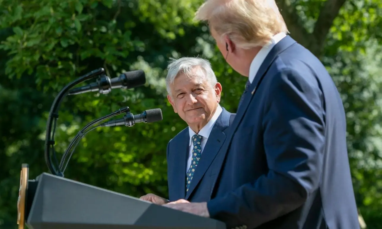 Andrés Manuel López Obrador y Donald Trump. Foto: Presidencia.