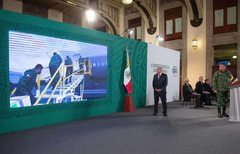 AMLO checando los avances en vacunación (lopezobrador.org)