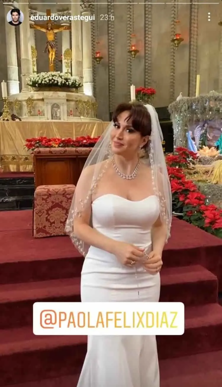 La foto de la boda compartida por Eduardo Verástegui