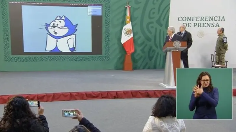 El momento generó polémica en las redes sociales (YouTube: Andrés Manuel López Obrador)