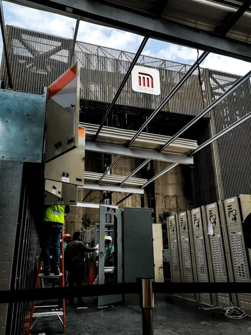 La CFE concluyó la subestación de energía (@CFEmx)