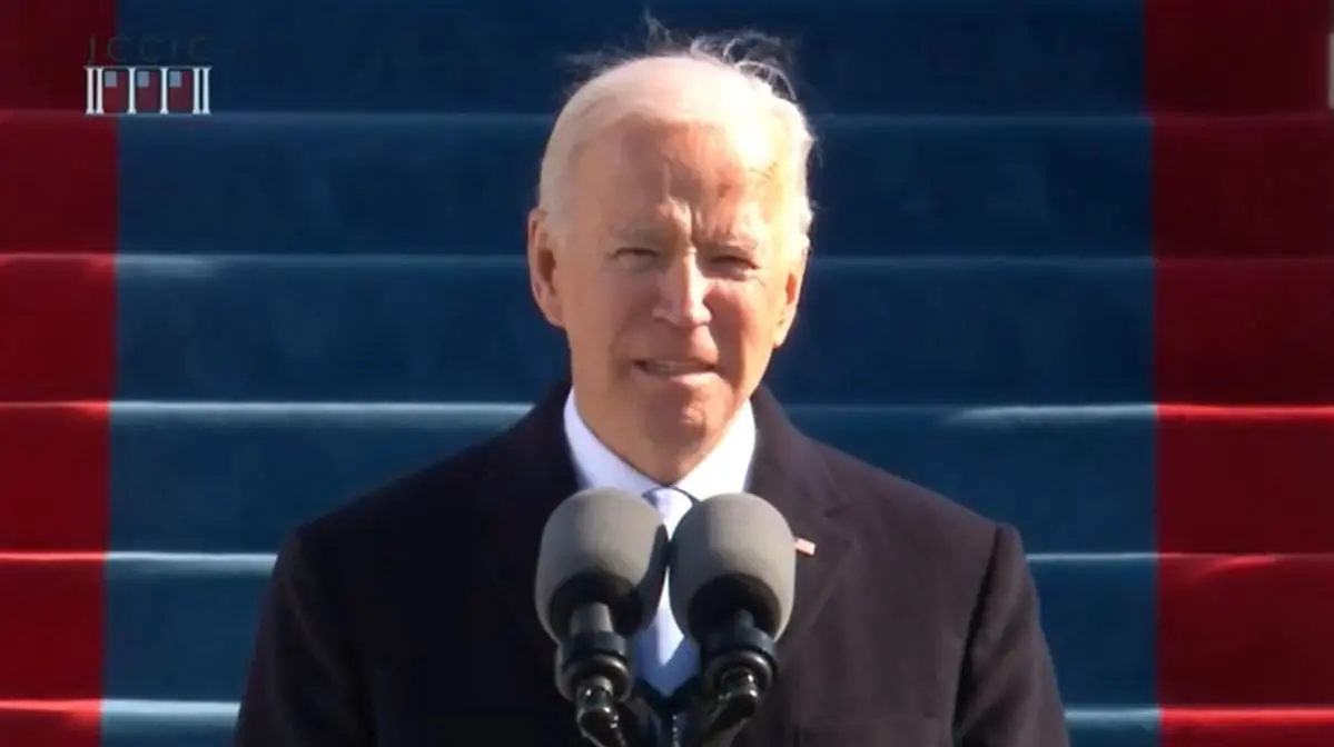 Joe Biden, presidente de Estados Unidos. Foto: captura de pantalla.