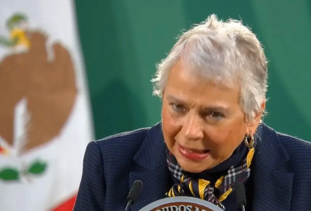Sánchez Cordero explota contra doctor que deseo trombosis a AMLO. Foto: captura de pantalla.