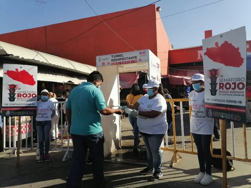Guerrero aplica medidas sanitarias ante el Covid-19 (@HectorAstudillo)