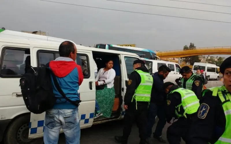 Las combis suelen ser blanco de asaltos (@SSC_CDMX)