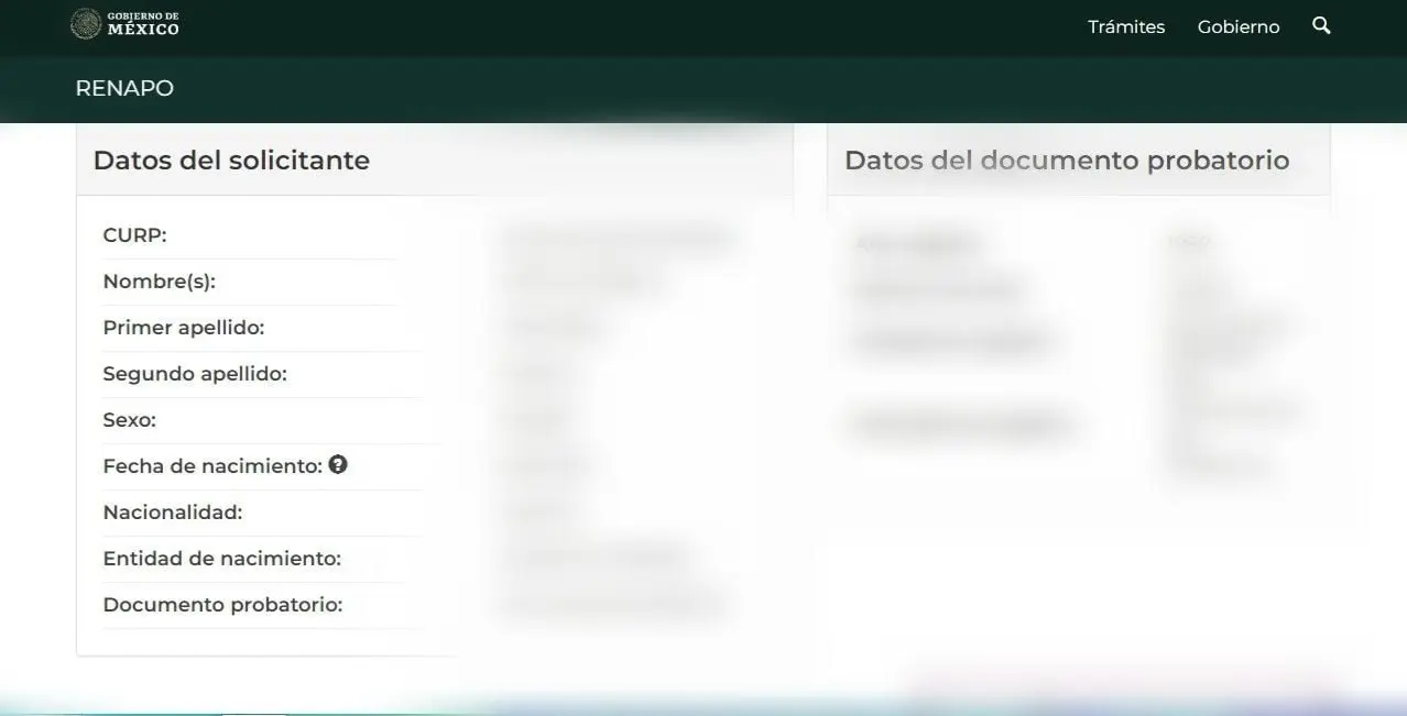 Listo, ya está tu CURPCURP