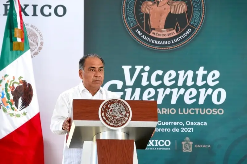 Héctor Astudillo recordó a Vicente Guerrero (lopezobrador.org)