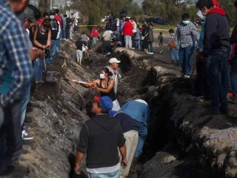 Tlahuelilpan, a dos años de la tragedia (FB: Tlahuelilpan Informa)