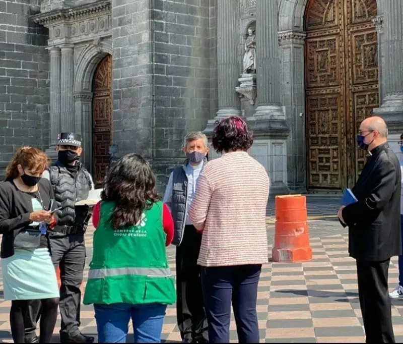 La Catedral Metropolitana no recibirá feligreses (@Catedral_CdMx)