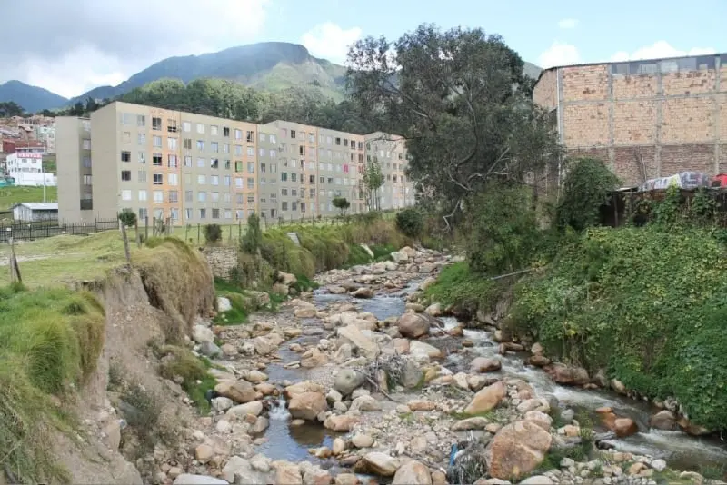 El río Fucha lleva aguas residuales (@DirectoBogota)