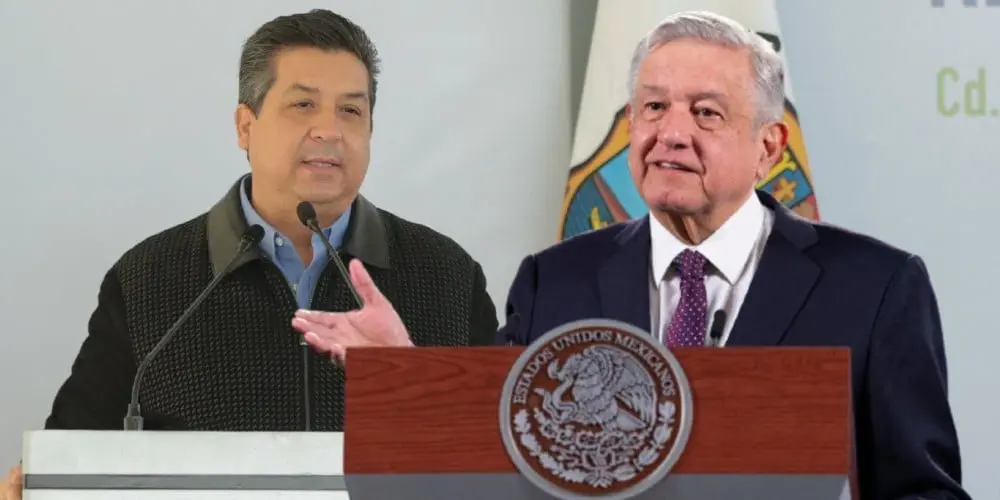 AMLO y el gobernador Francisco Javier García Cabeza de Vaca. Foto: especial.