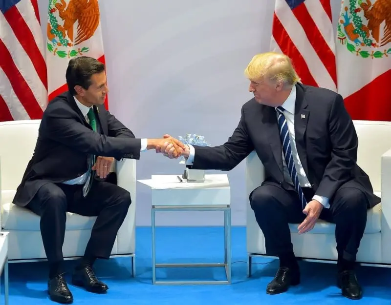 EPN y Trump en una cumbre del G-20 (FB: Enrique Peña Nieto)