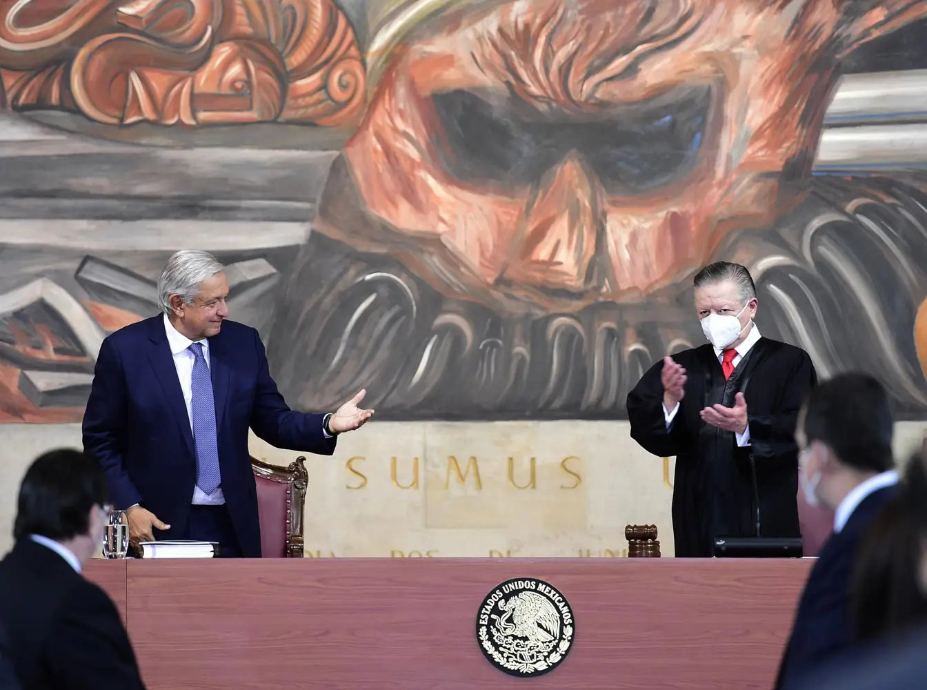 AMLO envía carta Arturo Zaldívar. Foto: Presidencia.