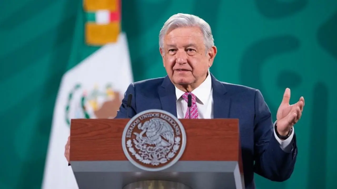 AMLO en conferencia de prensa. Foto: presidencia.