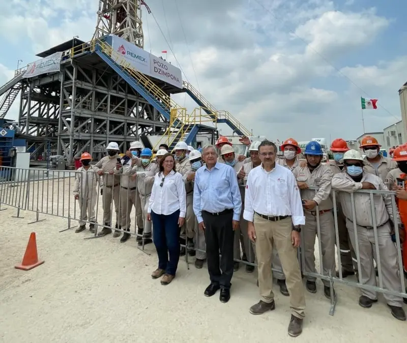 En el evento estuvo Rocío Nahle, secretaria de Energía (lopezobrador.org)
