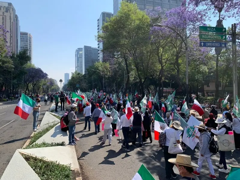 Marcharon por Paseo de la Reforma (@PadillaAlfaro4)
