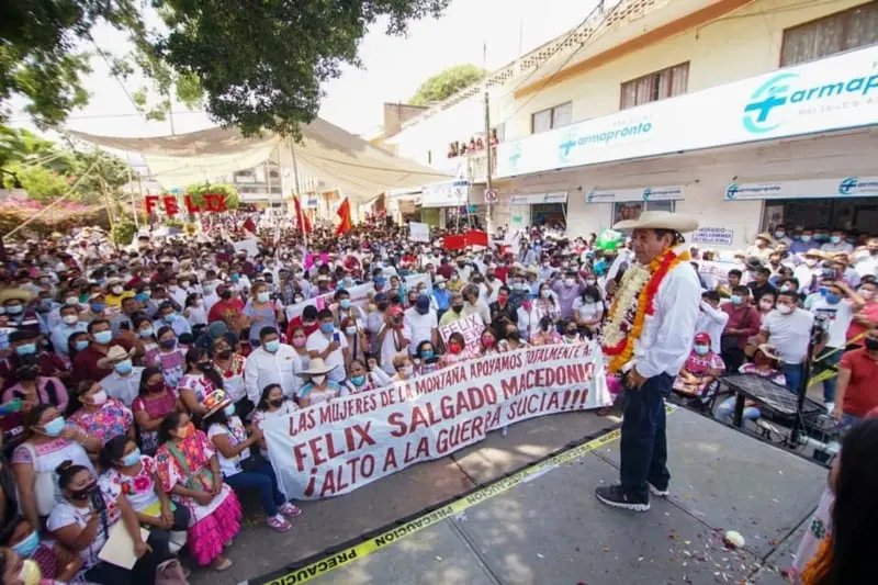 Pidió manifestaciones de forma pacífica (FB: Félix Salgado Macedonio)