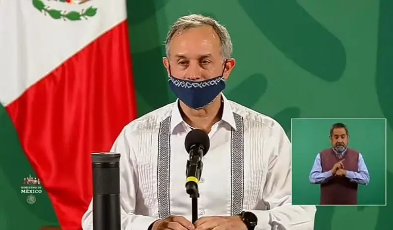 Gatell regresó tras su gira en Campeche (YouTube: Secretaría de Salud)