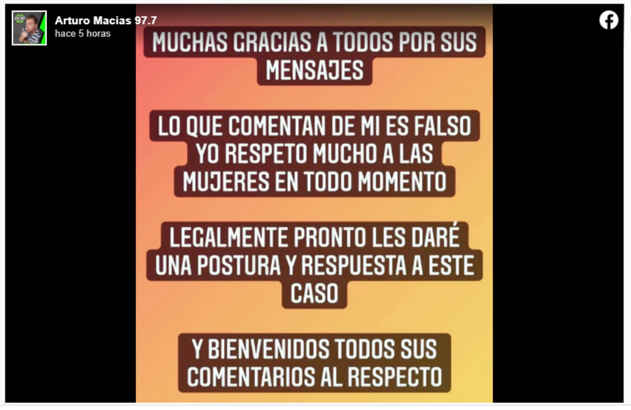 Facebook: Arturo Macías