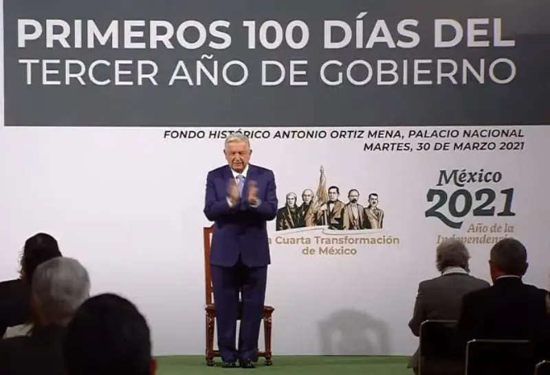 Agradeció a las fuerzas armadas (YouTube: AMLO)