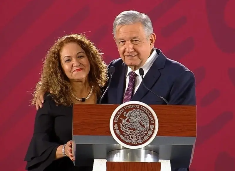 AMLO defendió a Sanjuana Martínez (YouTube: AMLO)