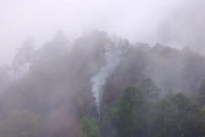 Lluvias artificiales y naturales han mitigado el incendio (@JaimeRdzNL)