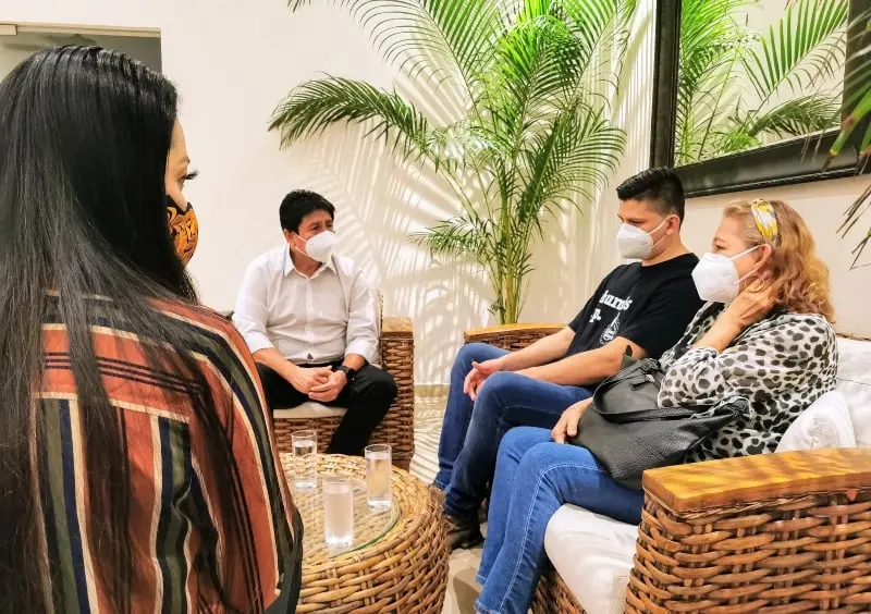 Se reunió con el alcalde de Tulum (@VictorMasT)