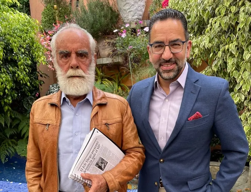 'El Jefe' Diego junto a Javier Lozano (@JLozanoA)