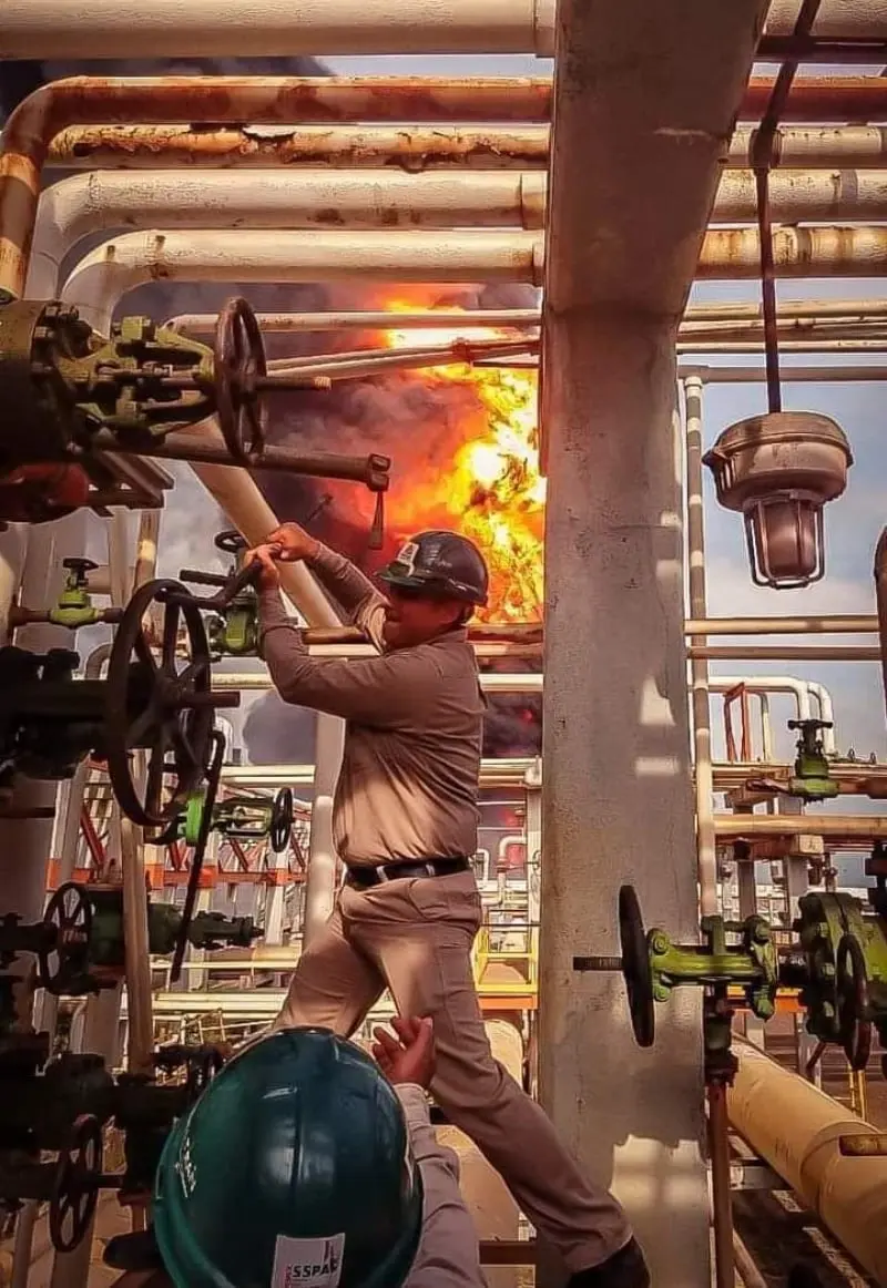 Un trabajador cerró las válvulas (Especial)