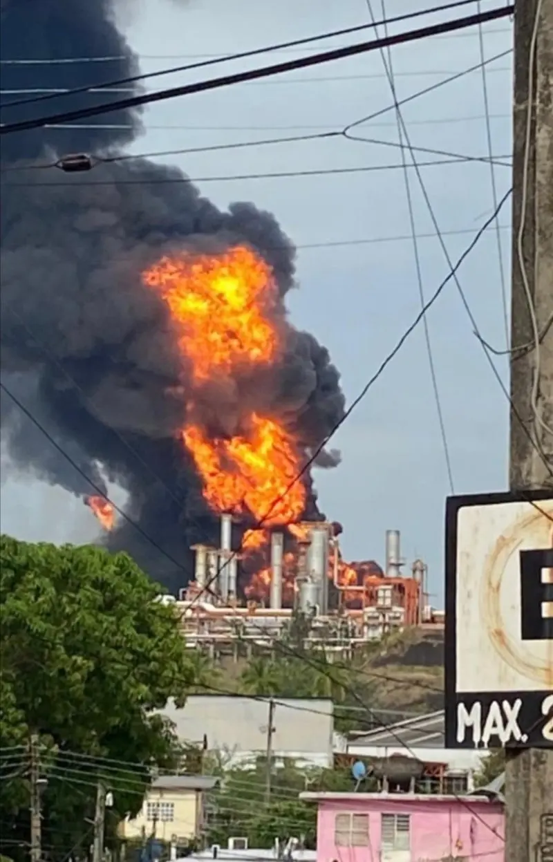 El incendio alertó a los pobladores (Especial)