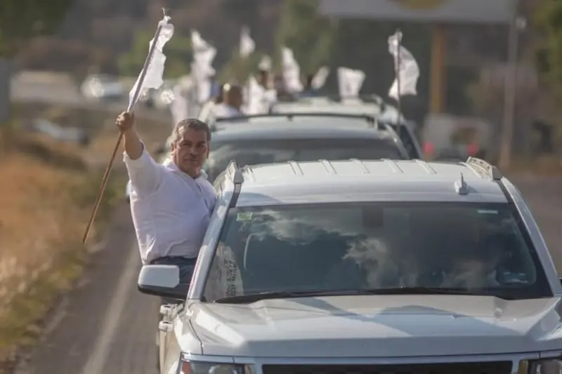 Raúl Morón se manifestó en la CDMX (FB: Raúl Morón Orozco)