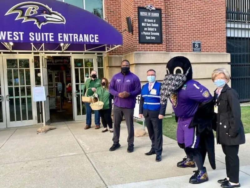 El estadio de la NFL es módulo de vacunación (@umms)