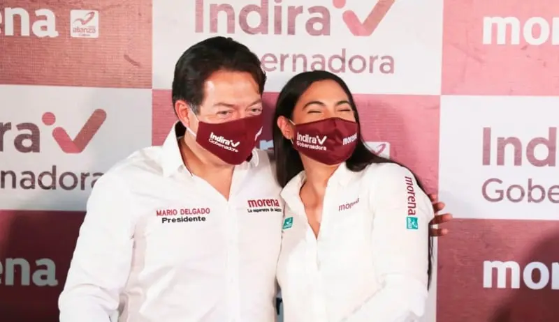 Indira sí tiene un pasado con el PRI (FB: Mario Delgado Carrillo)
