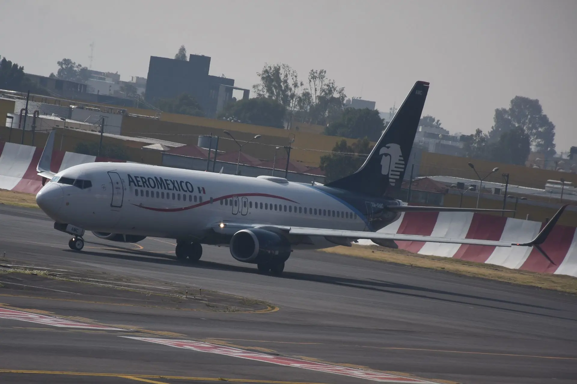 Avión de Aeroméxico. Foto: Daniel Augusto (Cuartoscuro).