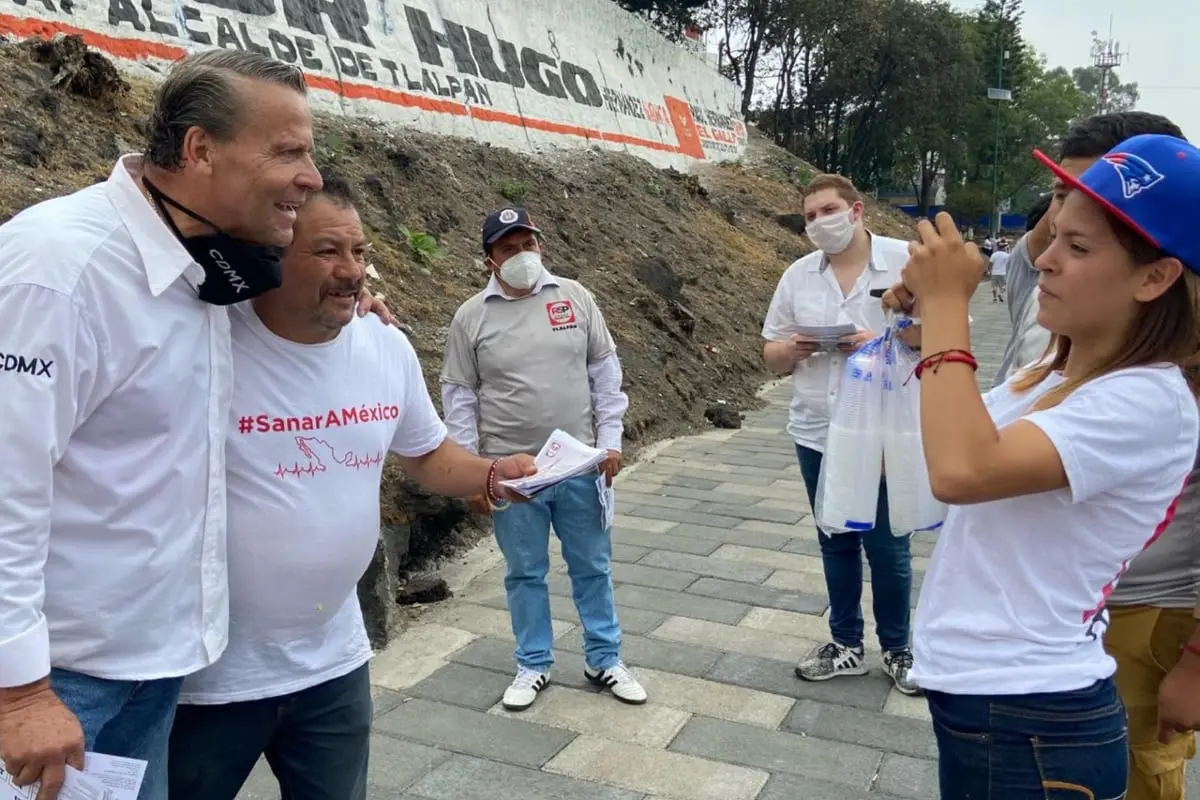 Tuvo un acto de campaña el sábado 1 de mayo (FB: Alfredo Adame Progresista)