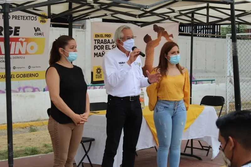 Está en campaña rumbo a las elecciones del 6 de junio (@jorgegavino)