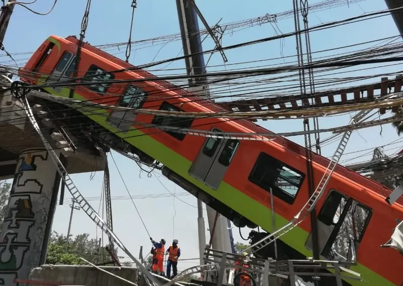 Se reportó la separación de una trabe (@SGIRPC_CDMX)