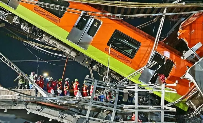Nancy falleció a causa del impacto (@CruzRoja_MX)