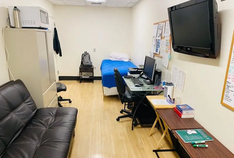 Una supuesta habitación para personal médico en EU (Especial)