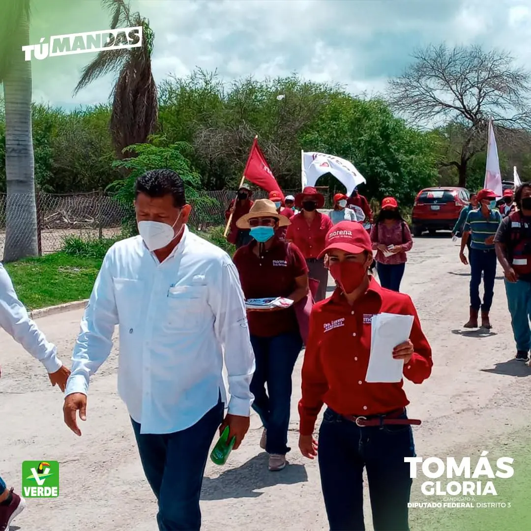 Tomás Gloria Requena en campaña / FOTO: Facebook