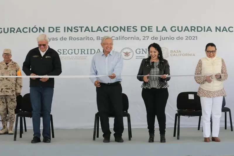 Estuvieron presentes Jaime Bonilla y Rosa Icela Rodríguez (lopezobrador.org)