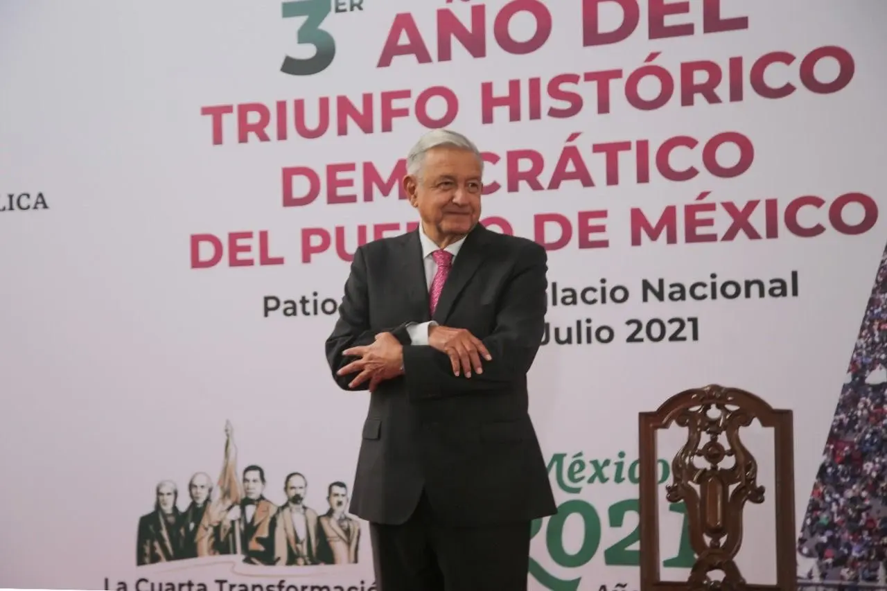 El discurso completo del informe de AMLO por el tercer año de su triunfo electoral. Foto: presidencia.